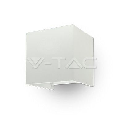 6W Aplică LED Corp Alb Pătrat IP65 Alb natural | V-TAC