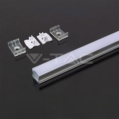 Profil de aluminiu 2m 17.2 x 15.5 mm Alb