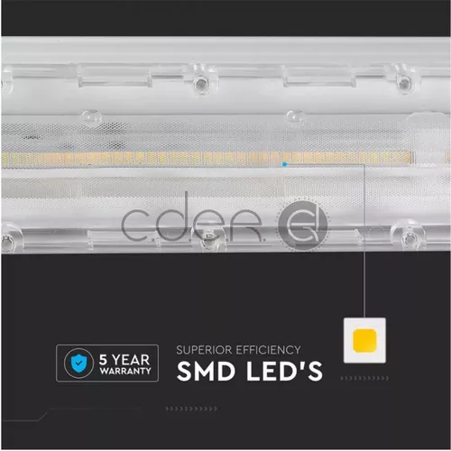 50W Corp LED linear dublu Lentilă asimetrică Alb natural | V-TAC