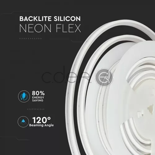 Bandă luminoasă Neon de Silicon 24V 6400K | V-TAC