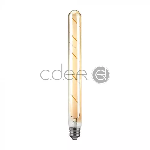 Bec LED - 5W T30 E27 Filament Amber Alb cald | V-TAC
