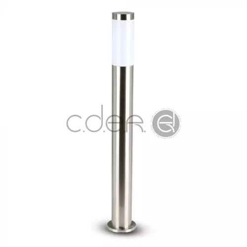 E27 Bollard Lamp 110cm Oțel Inoxidabil Satin Nickel IP44 | V-TAC
