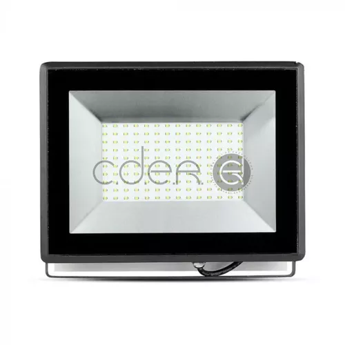 100W Proiector LED SMD Seria-E Corp negru Alb rece | V-TAC