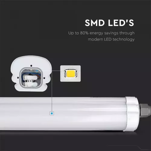Lampă LED IP65 G-SERIES 1200mm 36W Alb natural | V-TAC