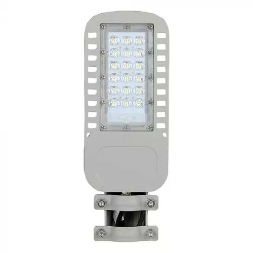 Lampă Stradală LED Cip SAMSUNG 5 Ani Garantie 30W Slim 6400K 120LM/W | V-TAC