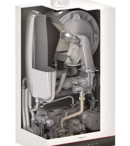 Centrală termică murală în condensaţie pe gaz Viessmann Vitodens 050-W 32kW B0KA