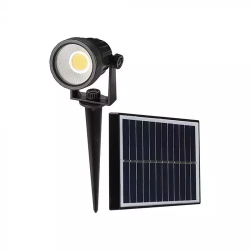 Lampa LED solara 2W, tip tarus, IP65, 3000K | V-TAC