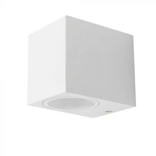 Lampă de perete rotundă corp alb cu iluminare 1 Way IP45 | V-TAC