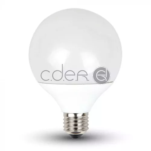 Bec LED - 10W G95 Е27 Termoplastic, Alb rece | V-TAC