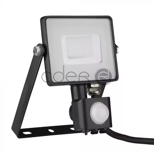 30W Proiector LED Senzor SAMSUNG Cip Cut-OFF Function Corp Negru 4000K | V-TAC