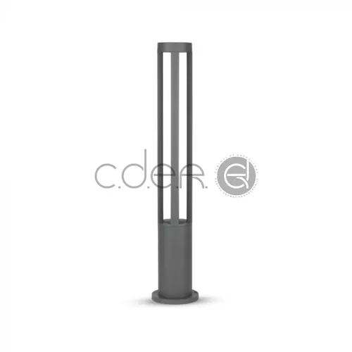 10W Lampă LED Corp Gri Înălțime 80cm 4000K | V-TAC