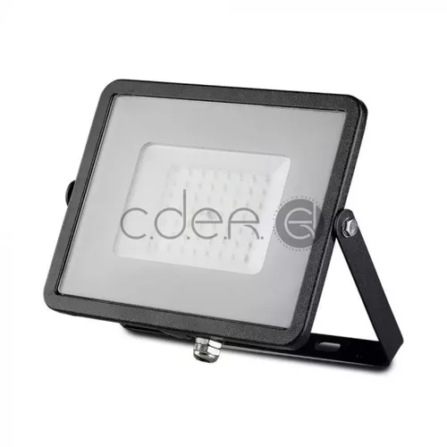 50W Proiector LED SMD CIP SAMSUNG Corp Negru Alb natural | V-TAC