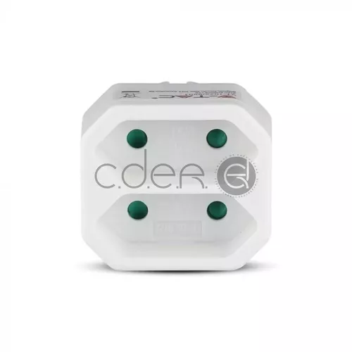 Adaptor 2 Căi 2.5A Alb Etichete + Ambalaj Plastic | V-TAC