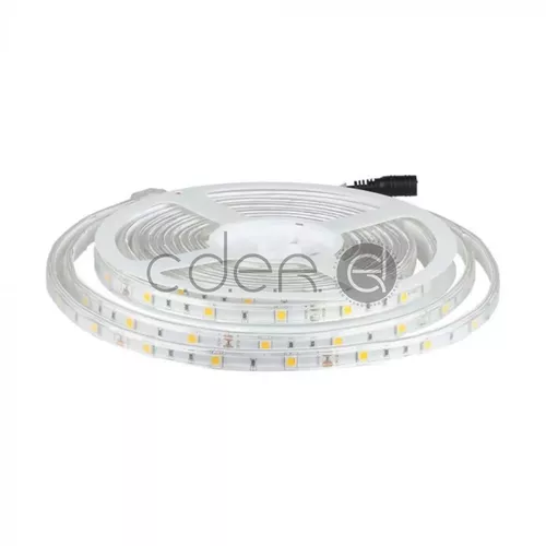 Bandă LED SMD5050 30 LED, Alb rece, IP65 | V-TAC