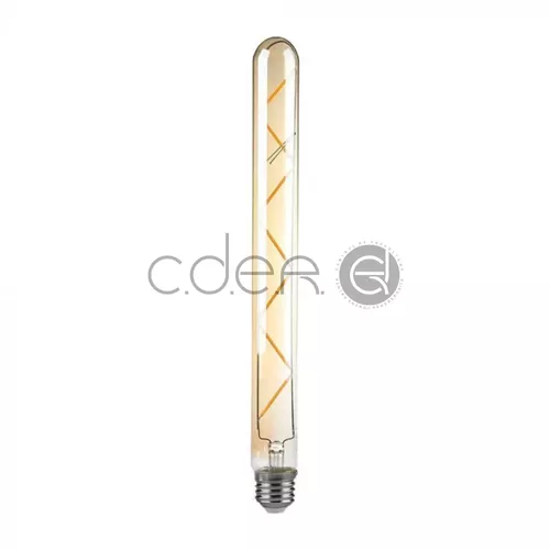 Bec LED - 7W T30 E27 Filament Amber Alb cald | V-TAC