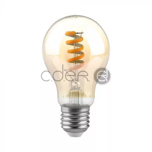 Bec LED 4W Filament E27 aspect de chihlimbar Alb cald | V-TAC