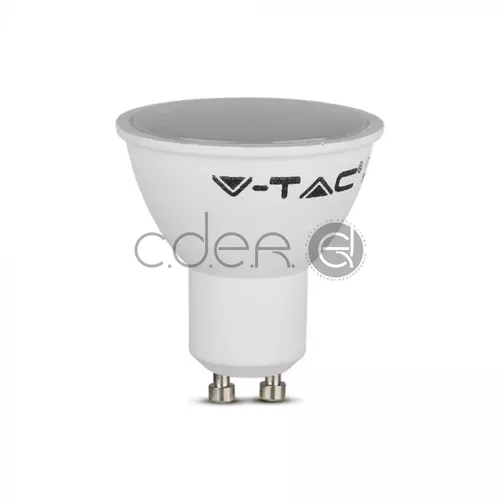 Bec LED 5W GU10 SMD Plastic Alb Alb Rece 3buc/set | V-TAC