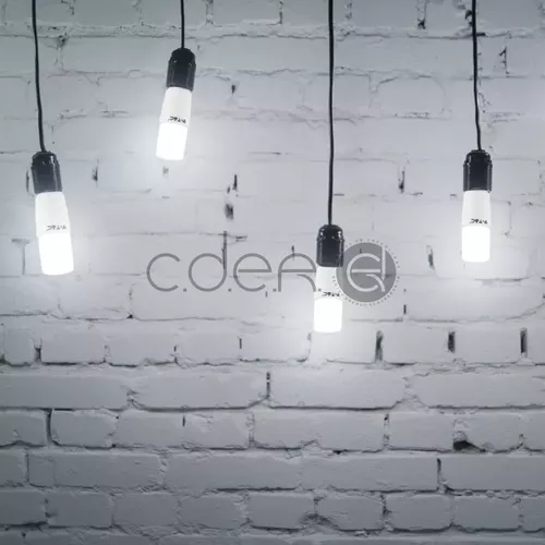 Bec LED cu CIP SAMSUNG 8WE27 T37 Plastic 6400K | V-TAC