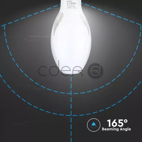 Bec LED Măslină Cip SAMSUNG 36W E27 110LM/WATT 3000K | V-TAC