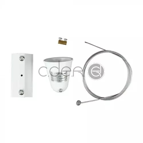 Hanging Track Light Kit 1M/4Line, Alb rece | V-TAC