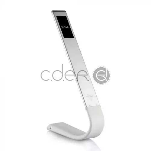Lampă de birou flexibilă & Slim de 6.5W LED 3 în 1 Albă | V-TAC