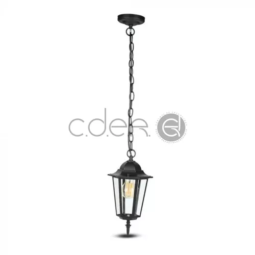 Lampa de gradina E27 Negru mat | V-TAC