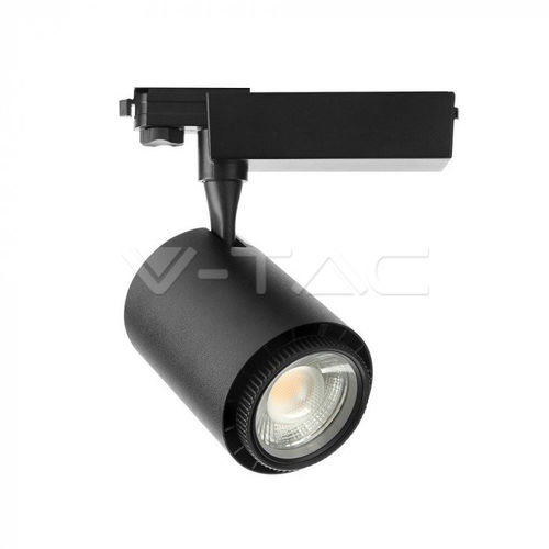 Proiector pe șină 45W LED COB Corp Negru 3 in 1