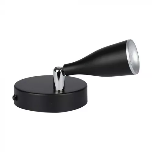 Lampă de perete LED de 4.5W corp negru Lumină caldă | V-TAC