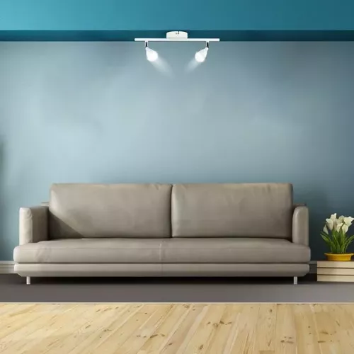 Lampă de perete LED cu 2 reflectoare de 4.5W fiecare corp alb Lumină caldă | V-TAC