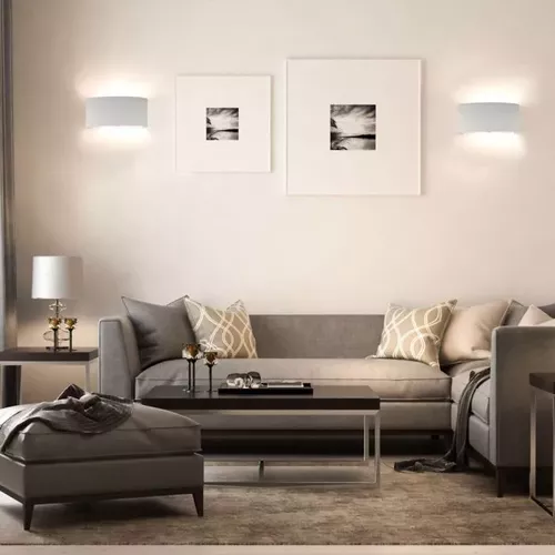 Lampă LED 6W Pentru Perete Sus&Jos Nisip Alb IP54 4000K | V-TAC