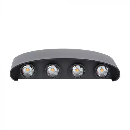 Lampă LED 8W Pentru Perete Sus&Jos Nisip Negru IP54 4000K | V-TAC