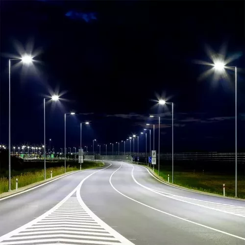 Lampă Stradală LED Cip SAMSUNG 5 Ani Garantie 30W Slim 6400K 120LM/W | V-TAC