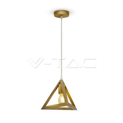 Pendul Geometric, culoarea șampaniei, tip triunghi