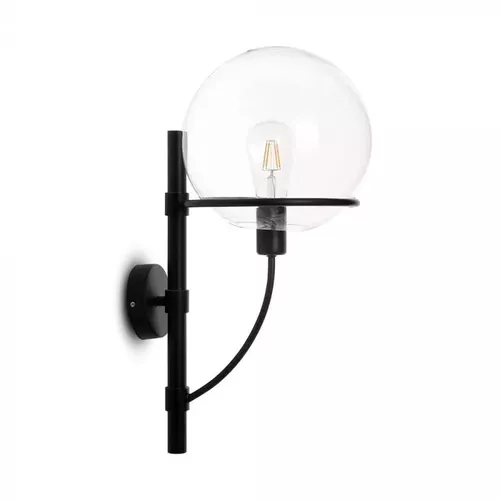 Lămpa de perete Formă Glob Sticlă Transparent Ф210mm | V-TAC