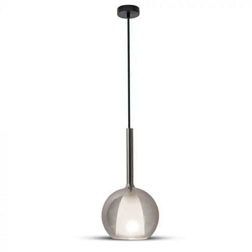 Pendul din Sticlă Dubla Gri+Alb Ф180mm