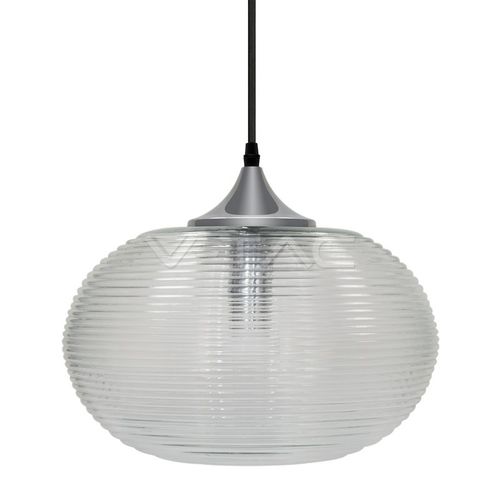 Pendul "Diamond Cut" Sticlă Transparent Ф350mm