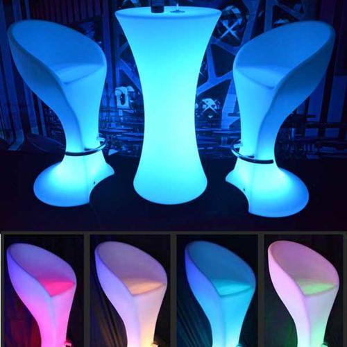 Scaun Înalt LED RGB D50*56*110CM