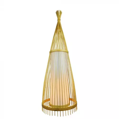 Lampă pentru Podea Abajur Rattan | V-TAC