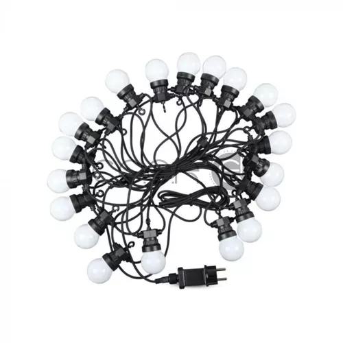 Ghirlandă Luminoasă LED 5m. 10 x 0.5W EU Becuri 3000K | V-TAC