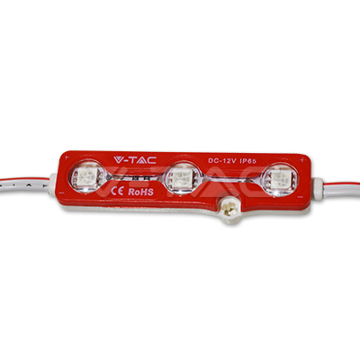 Module LED 3SMD Chips SMD5050 Roșu IP67