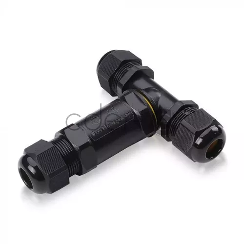 Accesoriu conexiuni impermeabil Negru 8-12mm IP68 | V-TAC