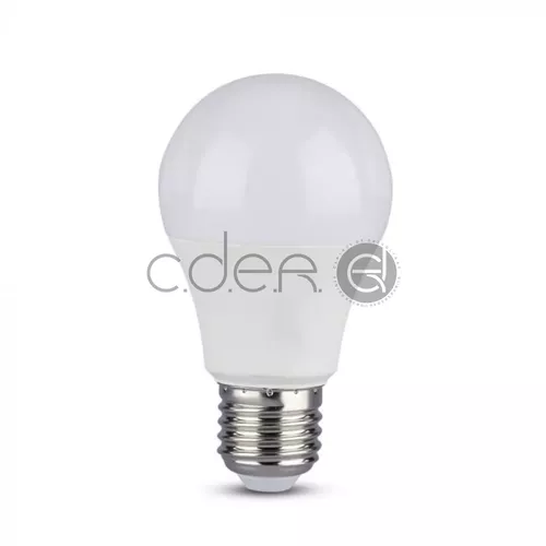 Bec LED - 9W 3 Step Dimming A60 Е27 Plastic, Alb natural | V-TAC