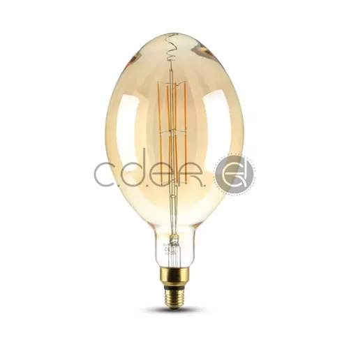 Bec LED 8W Filament E27 BF180 Aspect Chihlimbar Dimabil 2000K | V-TAC