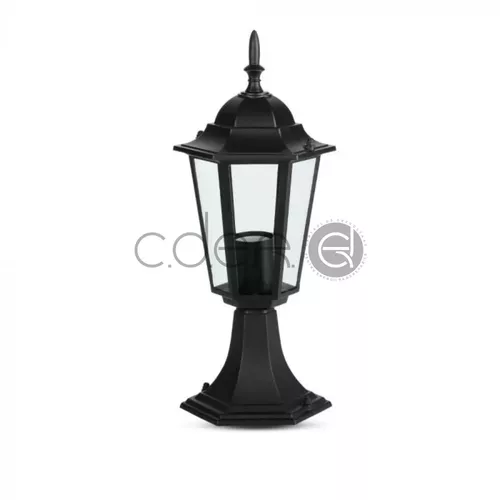 Lampa de gradina E27 30cm Negru mat | V-TAC