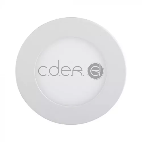 3W Panou LED Premium - Rotund Alb cald | V-TAC