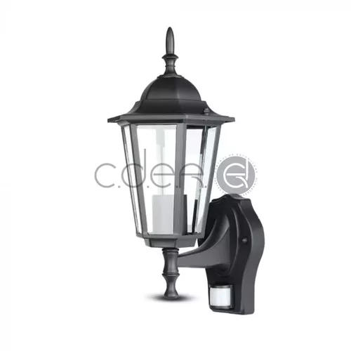Lampa de gradina, prindere perete, E27 Negru mat | V-TAC