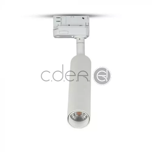 20W Proiector pe șină cu LED CIP SAMSUNG Corp Alb 5000K | V-TAC