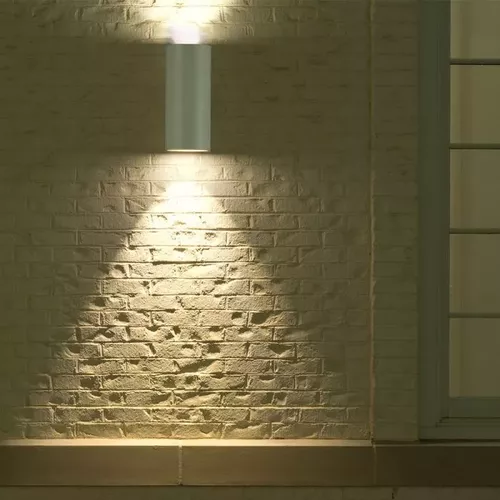 Lampă de perete rotundă corp alb cu iluminare 2 Way IP46 | V-TAC