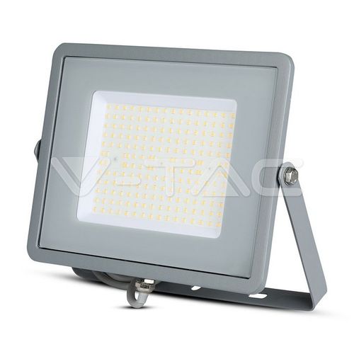 Proiector LED SMD 100W Cip SAMSUNG Slim Gri 6400K 120LM/W