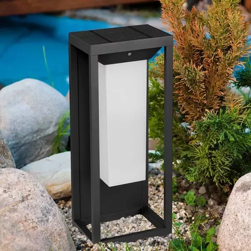 Lampă Solară 2W LED Cip SAMSUNG Gri 3000K | V-TAC